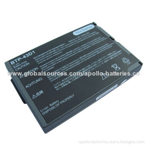 Hot Sale 8 Cells 14.8V 4,400mAh Laptop Battery for Acer TravelMate 220 222 Series